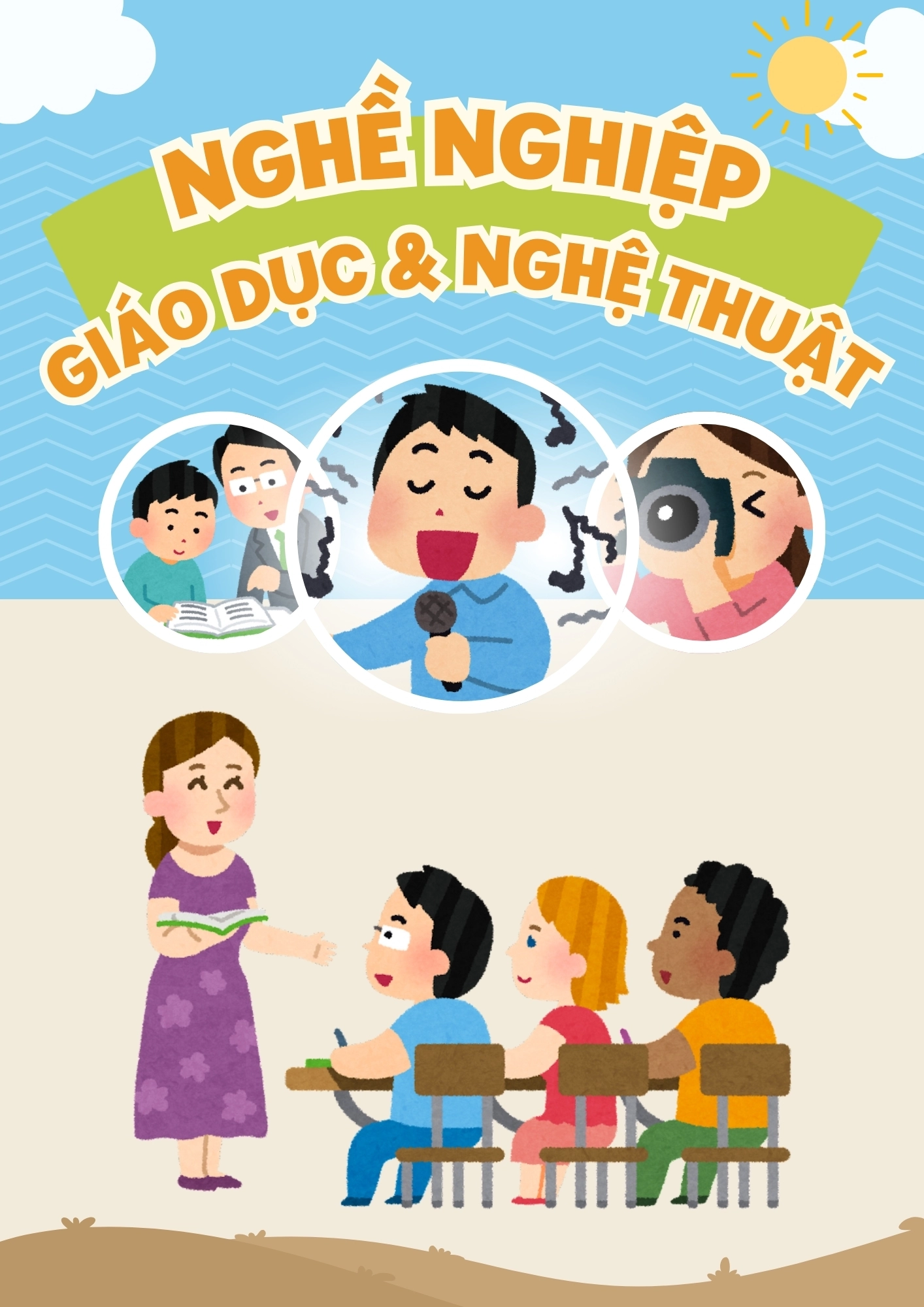 Flashcard Nghề nghiệp Giáo dục và Nghệ thuật