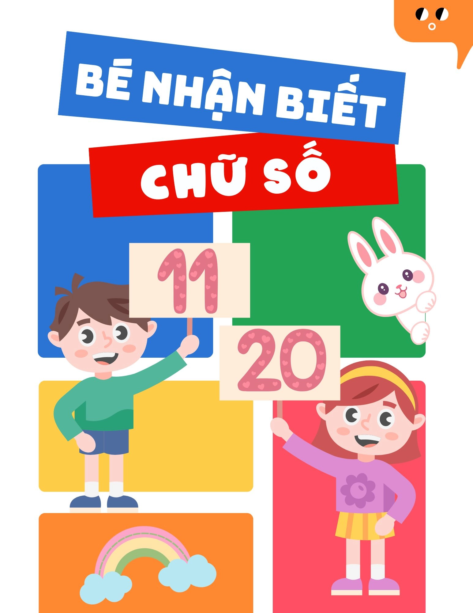 Flashcard Bé Nhận Biết Chữ Số 11 - 20