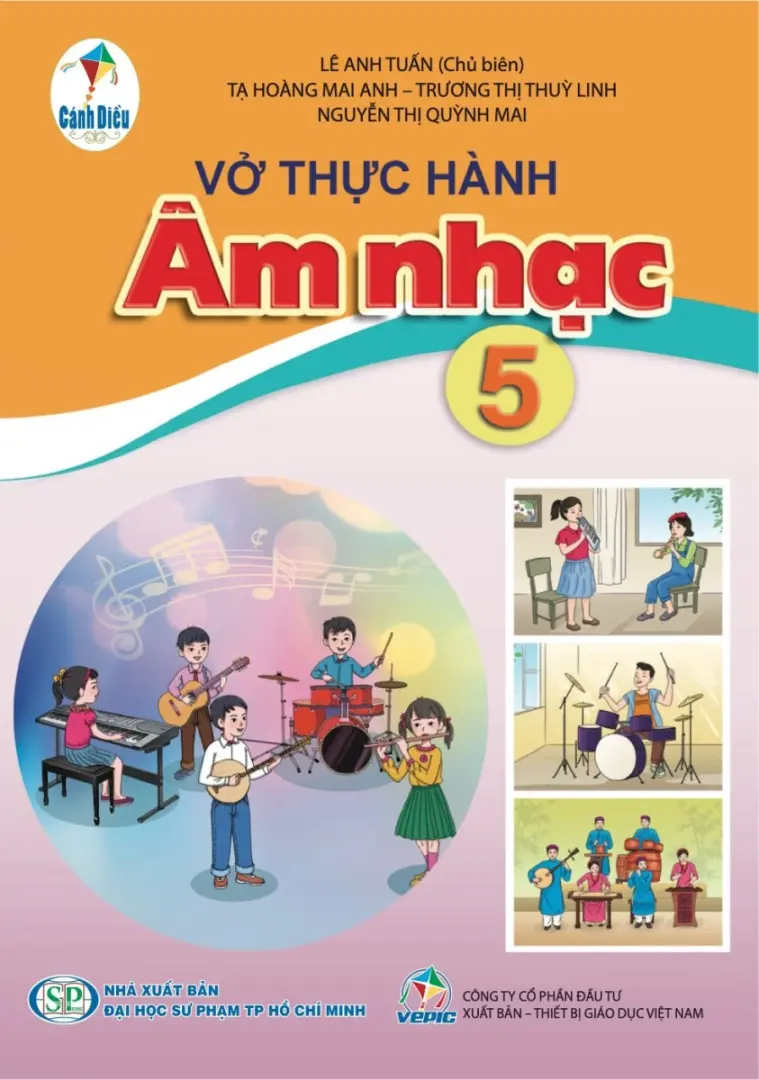 Vở Thực Hành Âm Nhạc 5 - Cánh Diều
