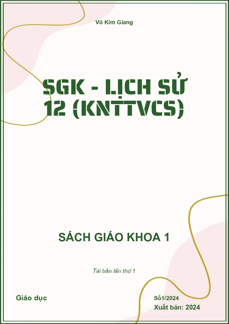 SGK - Lịch sử 12 (KNTTVCS)