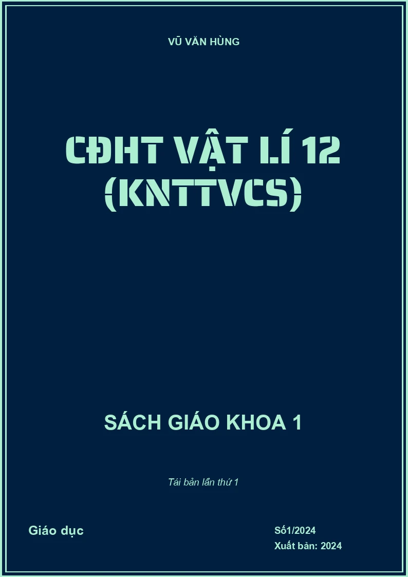 CĐHT Vật lí 12 (KNTTVCS)
