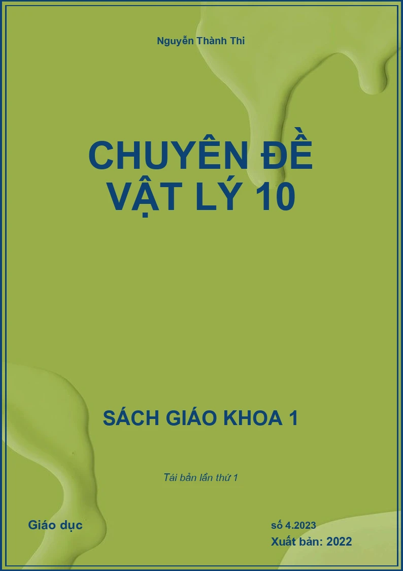 Chuyên đề vật lý 10
