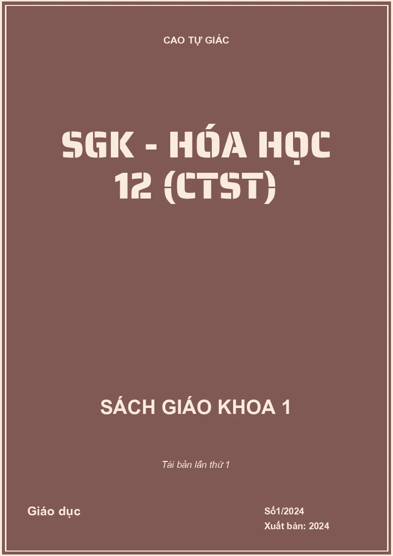 SGK - Hóa học 12 (CTST)