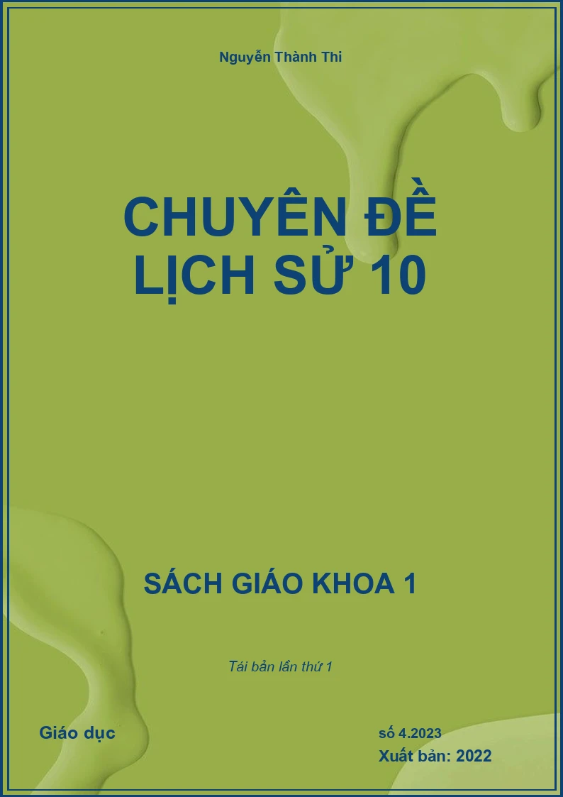 Chuyên đề lịch sử 10