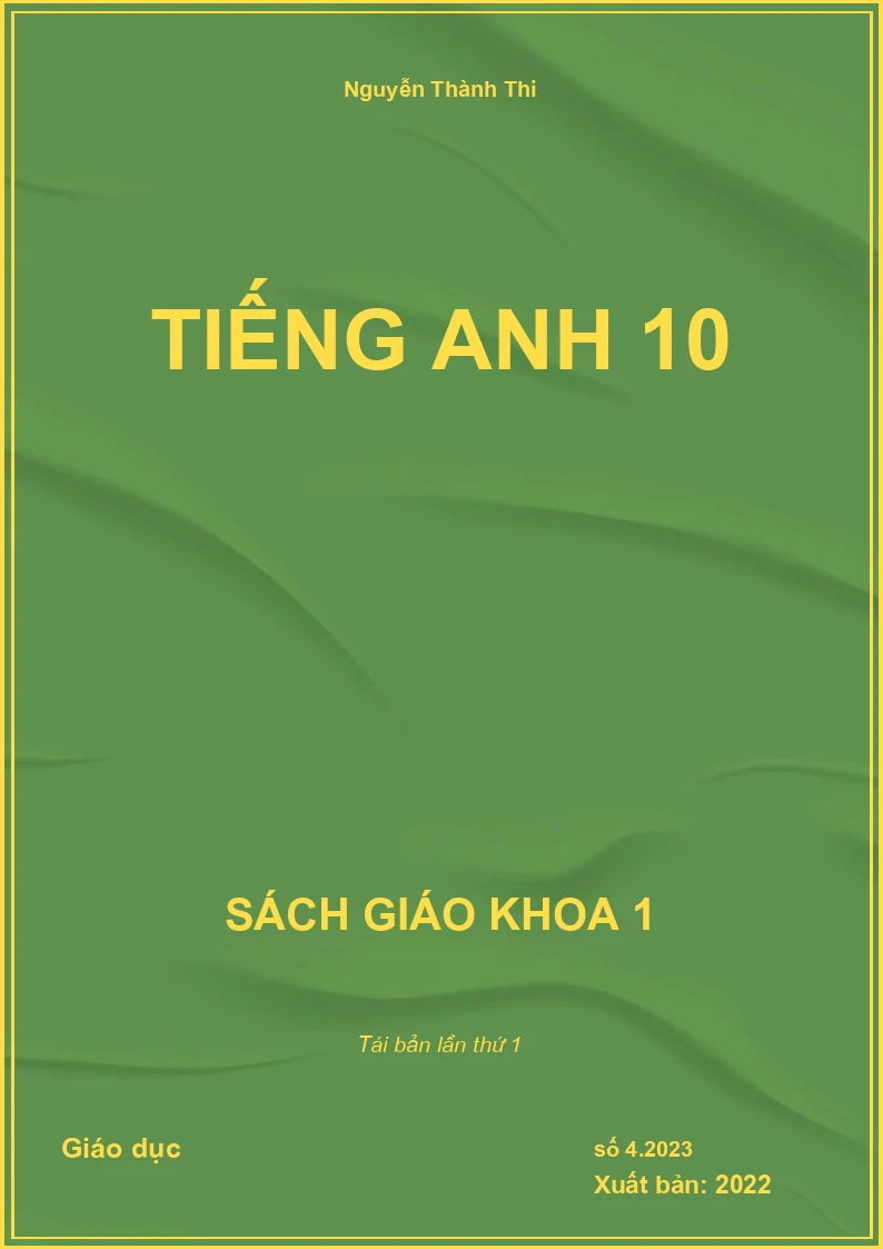 Tiếng anh 10