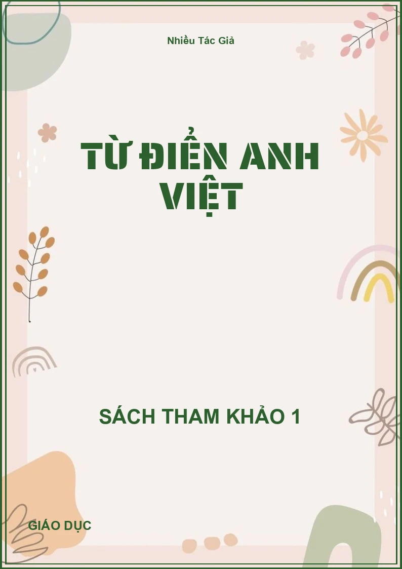Từ Điển Anh Việt