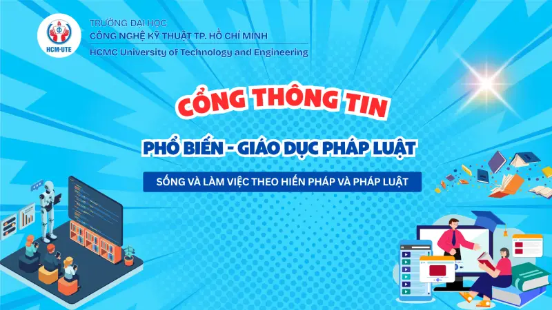 Giới thiệu Cổng Thông tin Phổ biến, giáo dục Pháp luật Trường ĐH Công nghệ Kỹ thuật TP. Hồ Chí Minh