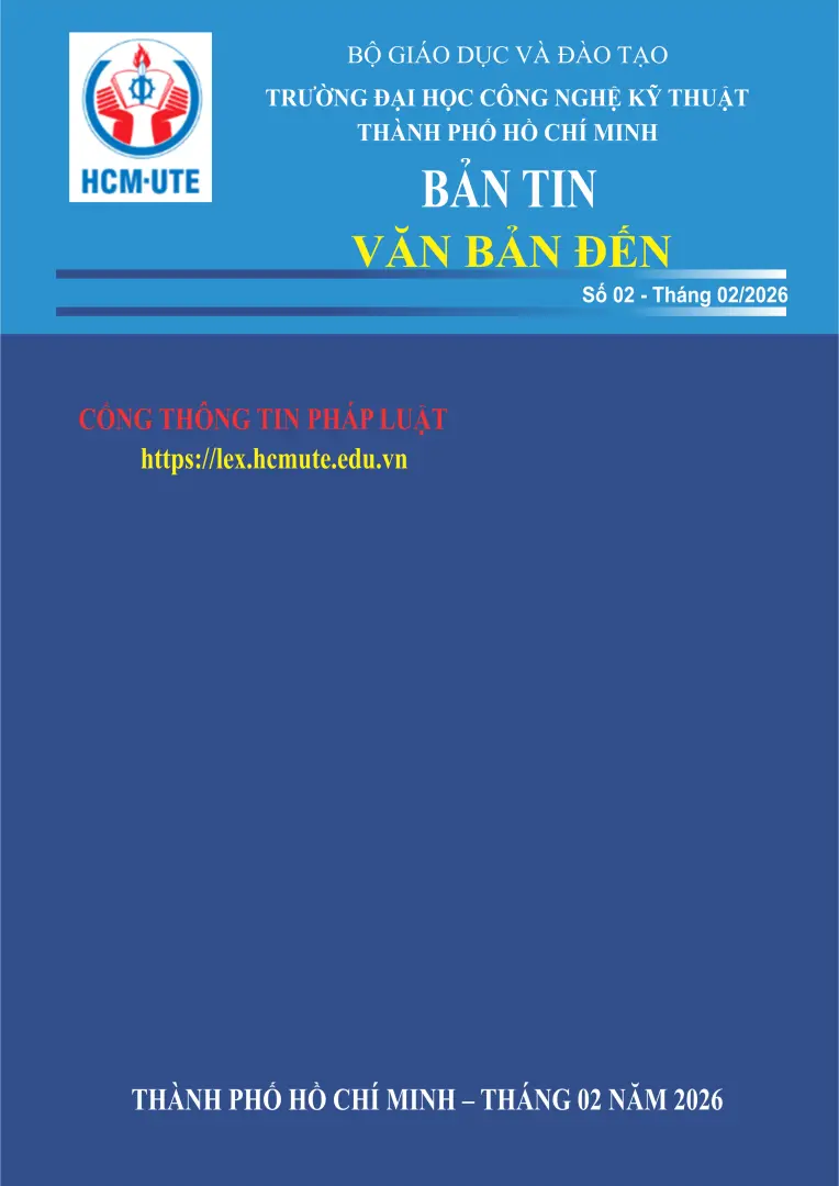 [BẢN TIN VĂN BẢN ĐẾN] Số 02 – Tháng 02/2026