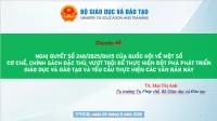Nghị quyết số 248/2025/QH15 và yêu cầu triển khai cơ chế, chính sách đặc thù, vượt trội về giáo dục và đào tạo