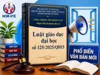 Luật giáo dục đại học số 125/2025/QH15