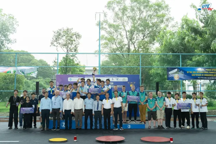 Sinh viên HCM-UTE tiếp tục vô địch tại cuộc thi quốc tế Nghiên cứu và Thiết kế Thiết bị bay không người lái – UAV Contest 2026