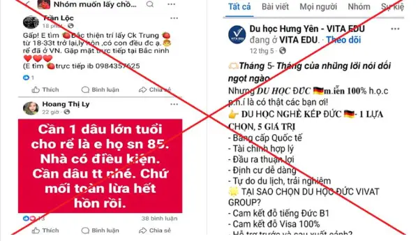 Cảnh báo các thủ đoạn lừa đảo chiếm đoạt tài sản, mua bán người và đưa người xuất cảnh trái phép