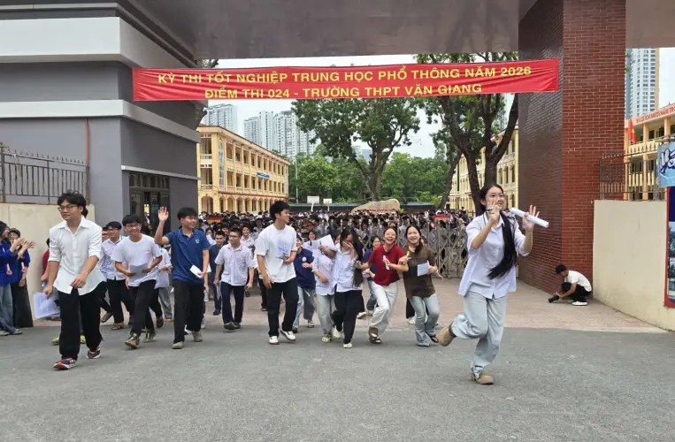 Thi tốt nghiệp THPT 2026: Nhiều thí sinh tự tin sau môn thi đầu tiên