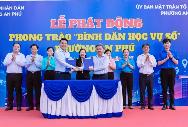 Phường An Phú Phát Động Phong Trào “Bình Dân Học Vụ Số” Giai Đoạn 2025 – 2026