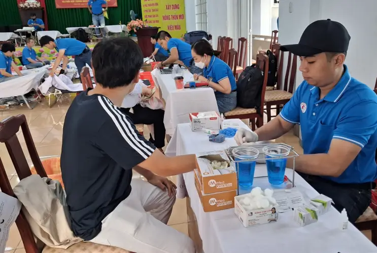 Xã Bình Giã Tổ Chức Ngày Hội Hiến Máu Tình Nguyện "Hiến Giọt Máu Đào - Trao Đời Sự Sống"