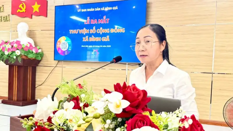 Ra Mắt Thư Viện Số Cộng Đồng Xã Bình Giã – Mở Rộng Không Gian Tri Thức Số Kết Nối Toàn Dân