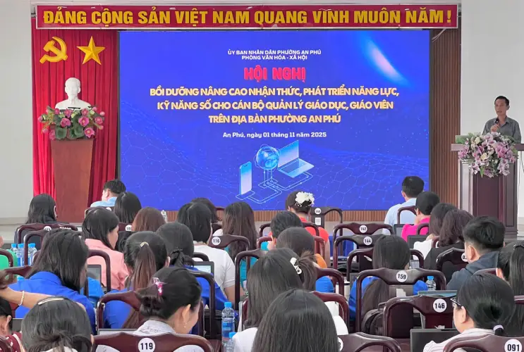 Phường An Phú: Tập Huấn Giới Thiệu Giải Pháp Thư Viện Số DLib K12 – Thúc Đẩy Chuyển Đổi Số Trong Giáo Dục