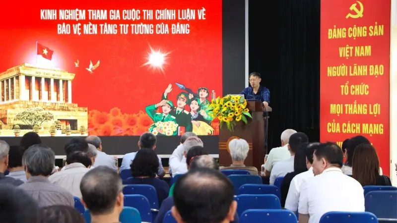 Phường Giảng Võ Đẩy Mạnh Bảo Vệ Nền Tảng Tư Tưởng Của Đảng Trong Tình Hình Mới