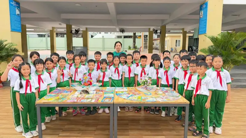 Ngày hội đọc sách Trường Tiểu học Phước Bửu – Lan tỏa niềm đam mê tri thức