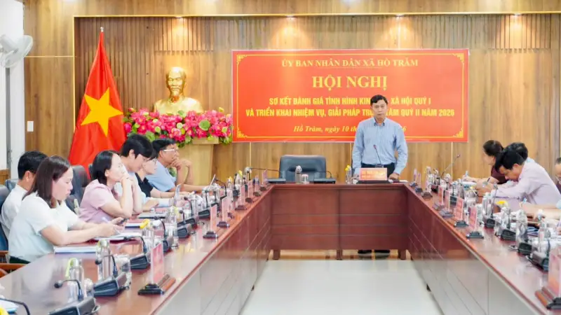 Xã Hồ Tràm Nỗ Lực Thúc Đẩy Tăng Trưởng Kinh Tế – Xã Hội Ngay Từ Quý I Năm 2026