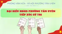Đại biểu HĐND phường Tân Uyên tiếp xúc cử tri