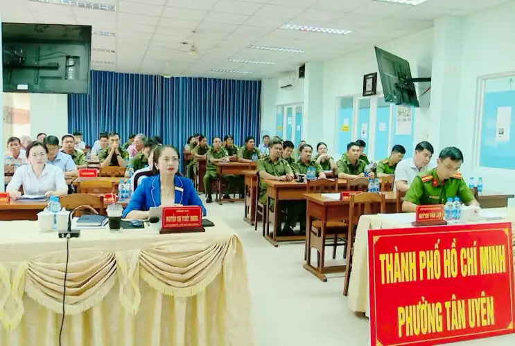 Phường Tân Uyên dự hội nghị trực tuyến toàn quốc triển khai Chương trình mục tiêu quốc gia phòng, chống ma túy đến năm 2030