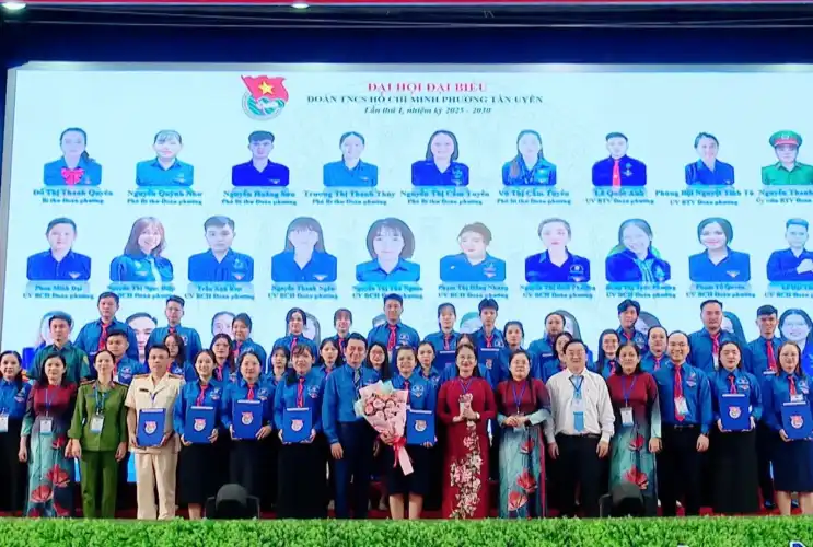 Đại hội Đại biểu Đoàn Thanh niên Cộng sản Hồ Chí Minh phường Tân Uyên lần thứ I, nhiệm kỳ 2025 - 2030: “Đoàn kết - Sáng tạo - Tiên phong - Hội nhập - Phát triển”