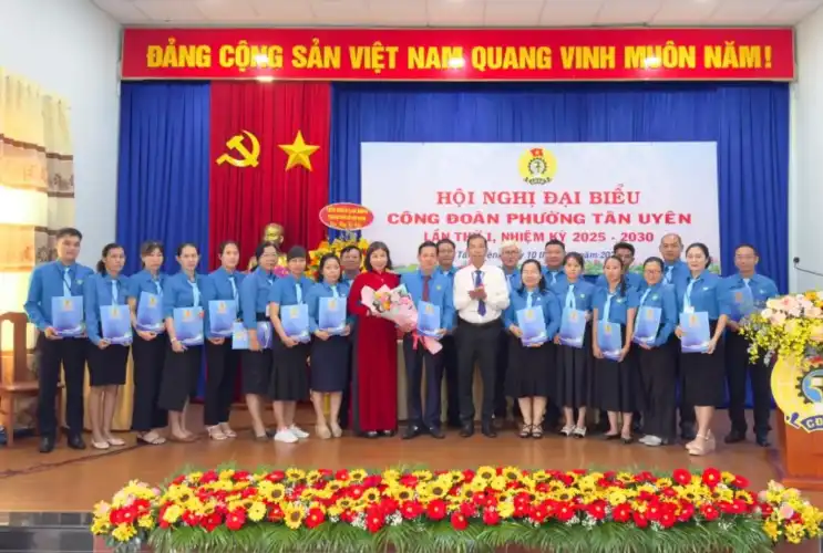 Công đoàn phường Tân Uyên tổ chức Hội nghị Đại biểu lần thứ I, Nhiệm kỳ 2025-2030