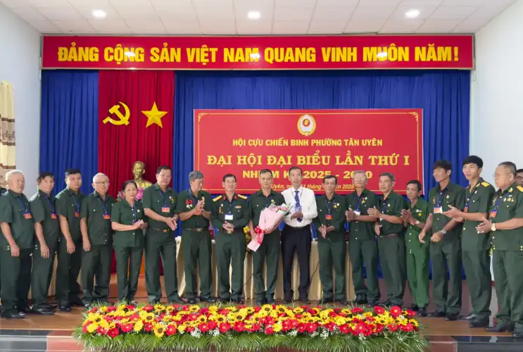 Đại hội đại biểu Hội Cựu chiến binh phường Tân Uyên lần thứ I, nhiệm kỳ 2025-2030