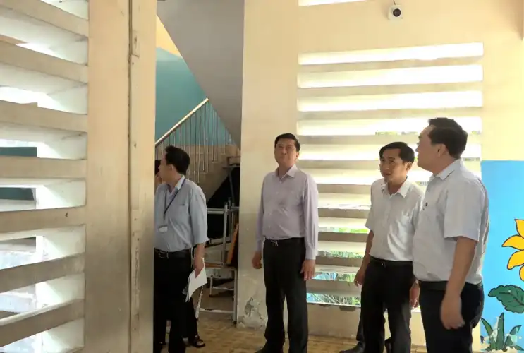 Khảo sát cơ sở vật chất các trường học trên địa bàn phường Tân Uyên