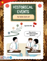 Historical Events - Sự kiện lịch sử