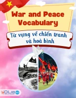 War and Peace Vocabulary - Từ vựng về chiến tranh và hoà bình