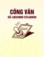 Công văn số 4832/BNV-CTL&BHXH