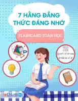 7 Hằng Đẳng Thức Đáng Nhớ