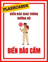 Các biển báo cấm trong giao thông đường bộ
