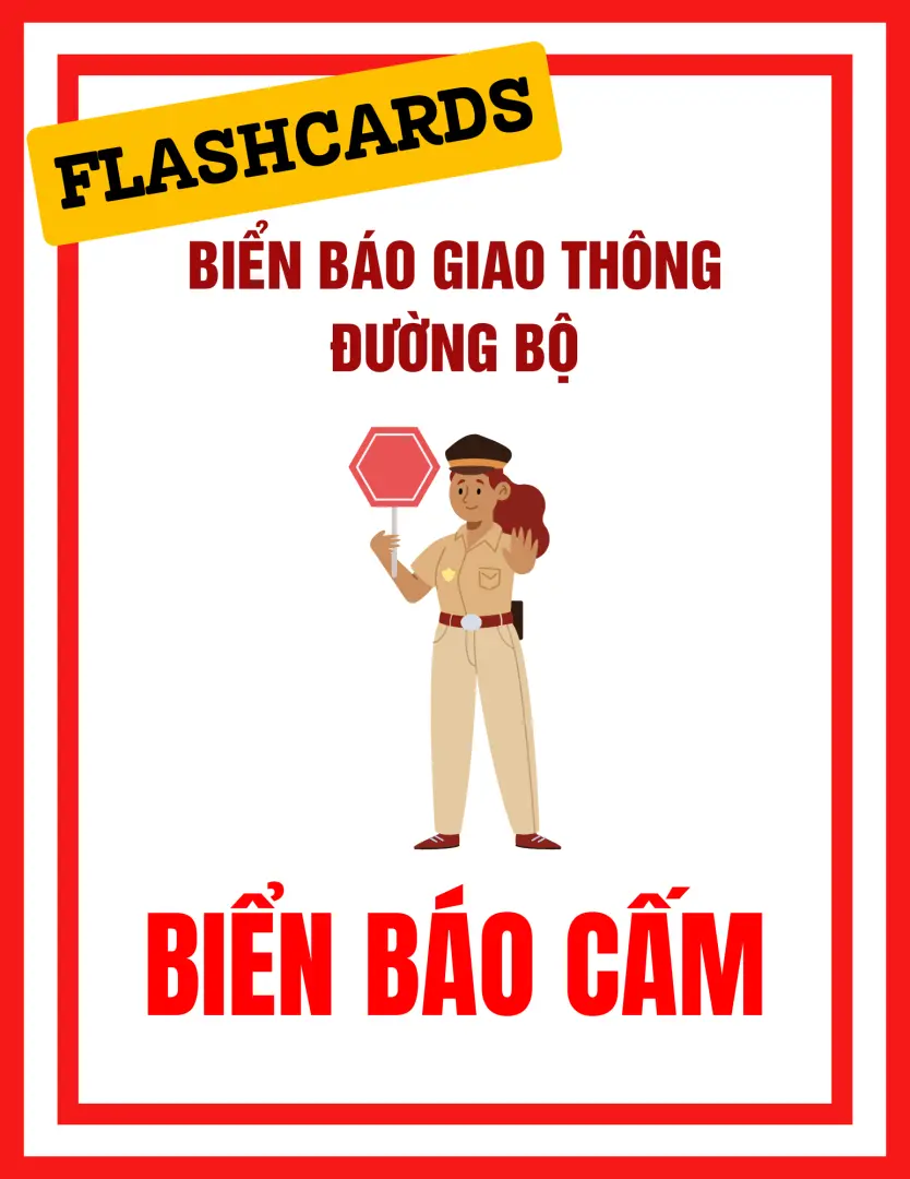 Các biển báo cấm trong giao thông đường bộ