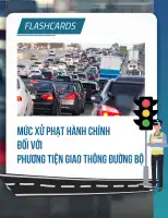 Mức xử phạt hành chính đối với phương tiện giao thông đường bộ