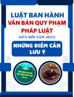Luật Ban hành văn bản quy phạm pháp luật (sửa đổi) năm 2025 - Những điểm cần lưu ý