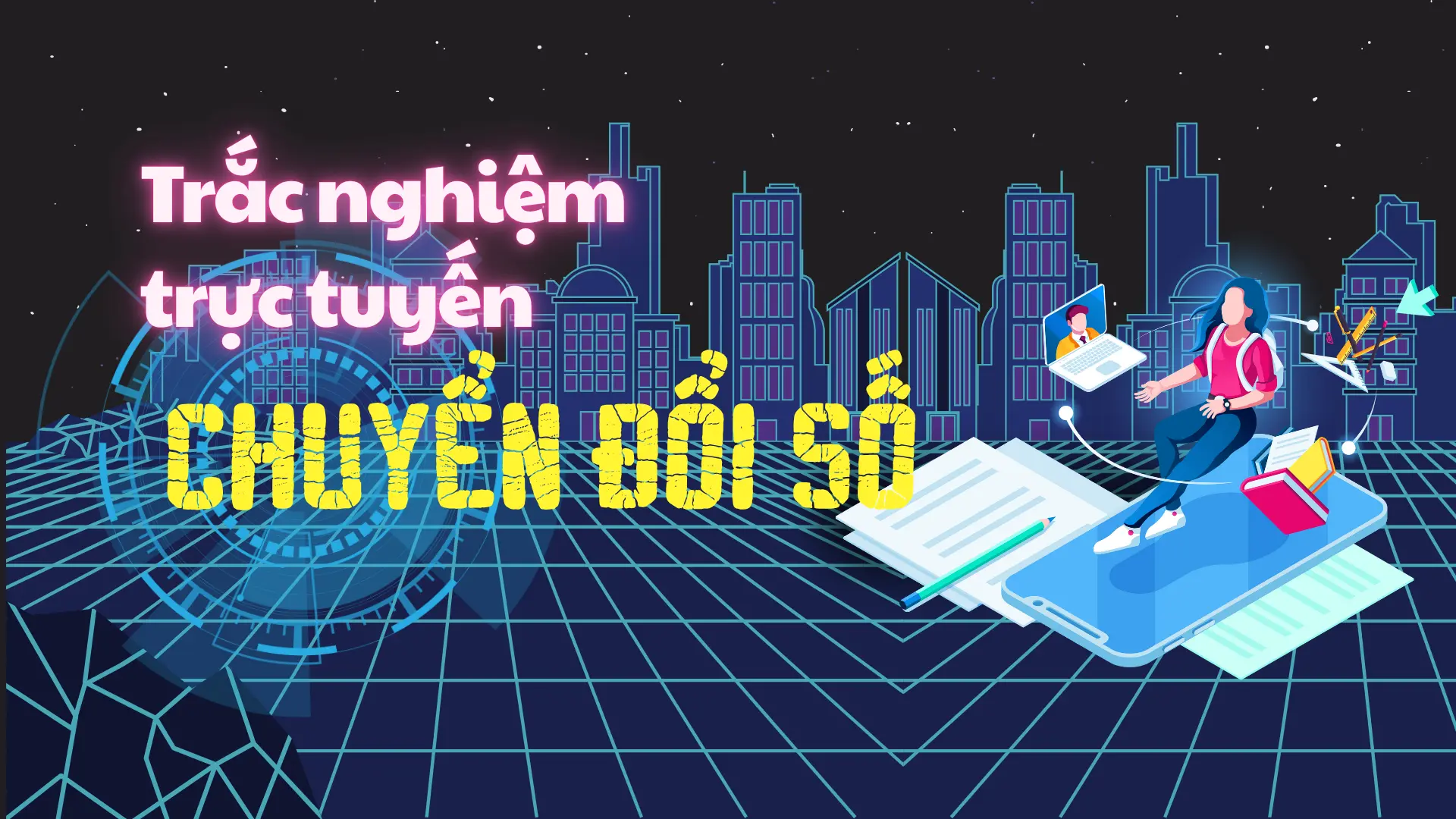 100+ câu hỏi trắc nghiệm trực tuyến Chuyển đổi số có đáp án