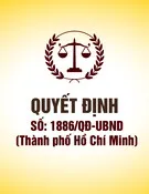 Quyết định số 1886/QĐ-UBND (Thành phố Hồ Chí Minh)