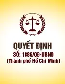 Quyết định số 1886/QĐ-UBND (Thành phố Hồ Chí Minh)