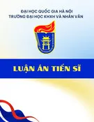 Luận án Tiến sĩ: Hành vi đồng tạo sản phẩm của khách du lịch Việt Nam