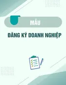 Mẫu Giấy xác nhận về việc thay đổi nội dung đăng ký doanh nghiệp