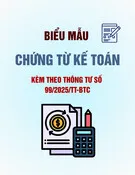 Mẫu Phiếu nhập kho (Kèm theo Thông tư 99/2025/TT-BTC)