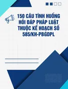 150 câu tình huống hỏi đáp pháp luật thuộc Kế hoạch số 585/KH-PBGDPL