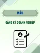 Mẫu Giấy chứng nhận đăng ký doanh nghiệp công ty trách nhiệm hữu hạn một thành viên