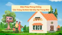Biện Pháp Phòng Chống Côn Trùng Và Sinh Vật Gây Hại Trong Nhà