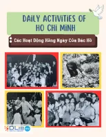 Daily Activities of Ho Chi Minh - Các Hoạt Động Hằng Ngày Của Bác Hồ