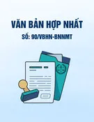 Văn bản hợp nhất số 90/VBHN-BNNMT