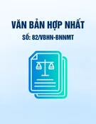 Văn bản hợp nhất số 82/VBHN-BNNMT
